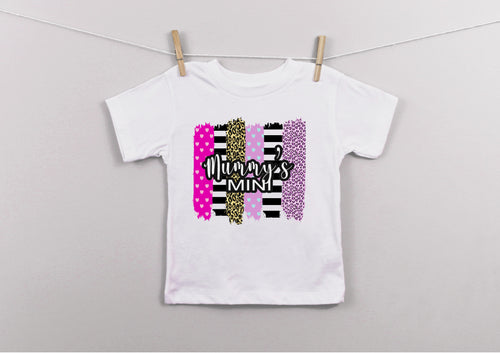 Mummy's Mini summer brush strokes print kids t-shirt