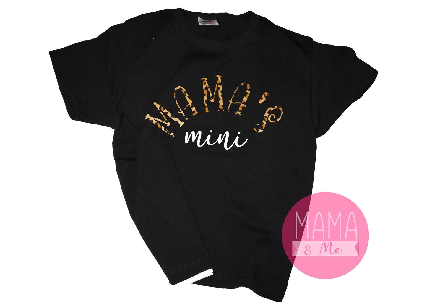 Mama's Mini leopard print kids t-shirt