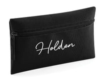 Load image into Gallery viewer, Personalised signature style pencil case - 9 colours