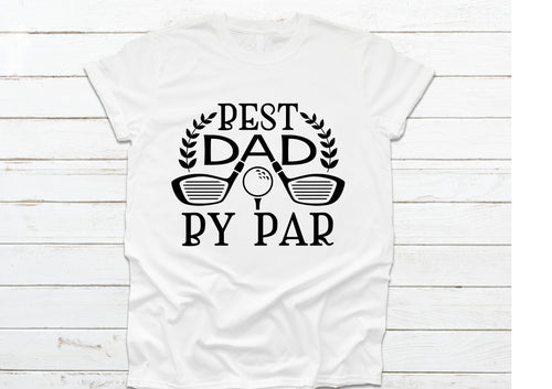 Best Dad by par t-shirt