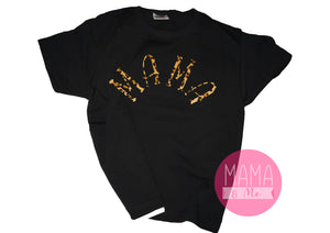Mama leopard print Ladies t-shirt