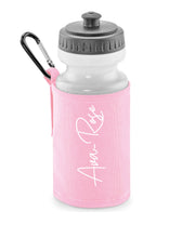 Load image into Gallery viewer, Personalised signature style water bottle and carrier - 4 colours