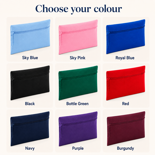 Personalised Pirate Pencil Case – Custom Name Kids’ School Stationery Pouch