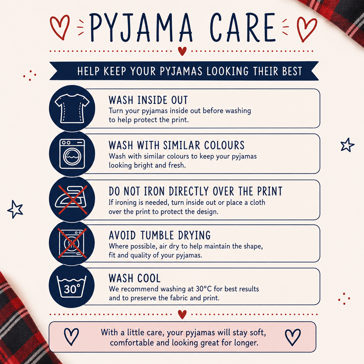 Personalised Family Christmas Pyjamas – Christmas Crew Tartan PJs