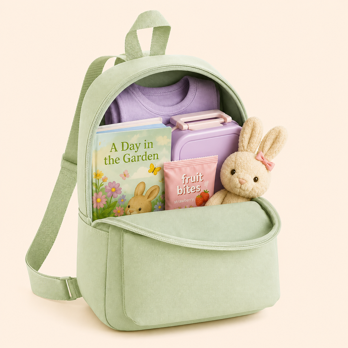 Personalised Butterfly Mini Backpack, Custom Name Nursery Rucksack for Kids