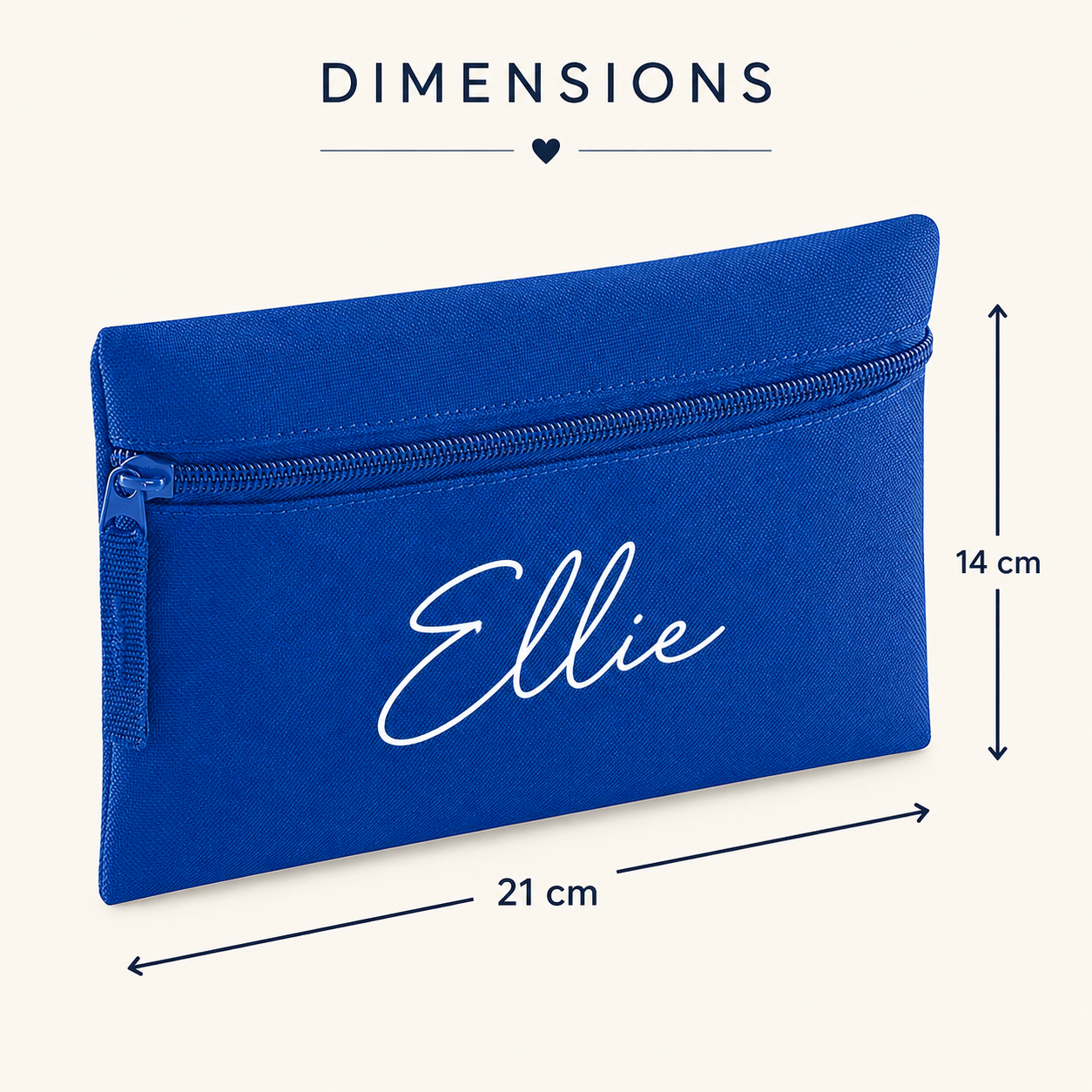 Personalised Pencil Case for Kids, Custom Name School Stationery Pouch, Back to School Gift