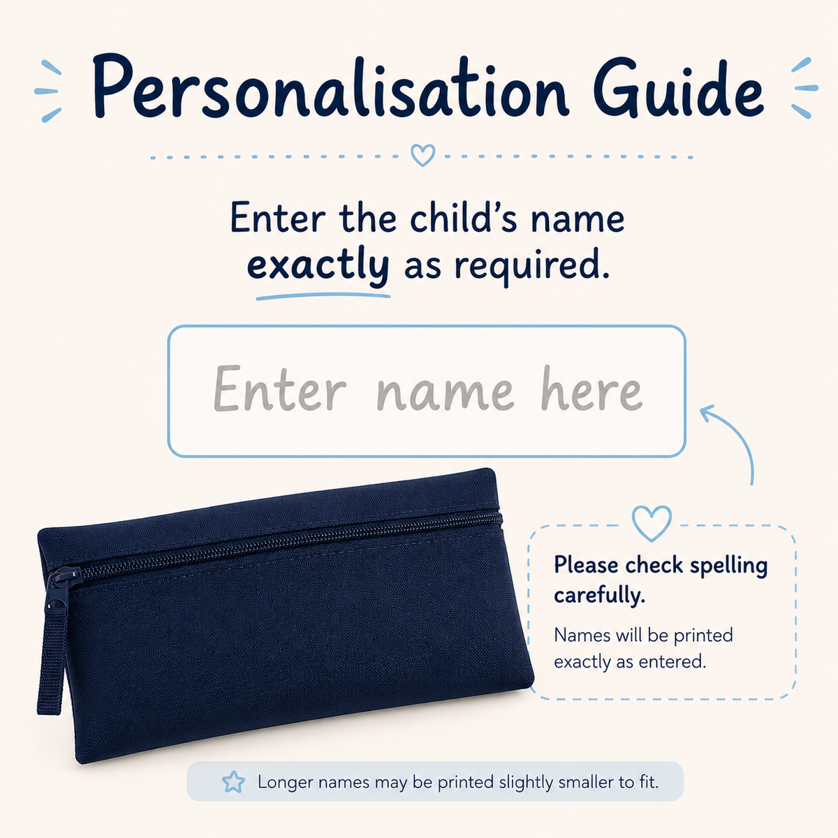 Personalised Pirate Pencil Case – Custom Name Kids’ School Stationery Pouch
