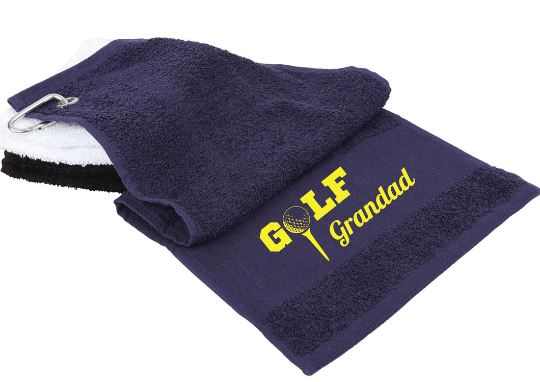 Golf Grandad golf towel