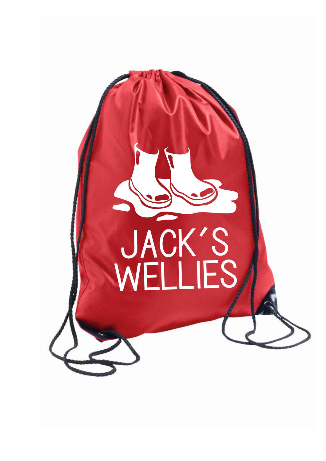 PERSONALISED: your name's wellies bag welly boots outdoor shoes wet shoes school gym pe nursery bag