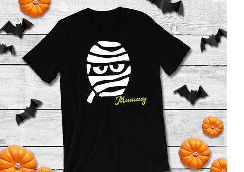 Halloween twinning adults t-shirt - Mummy