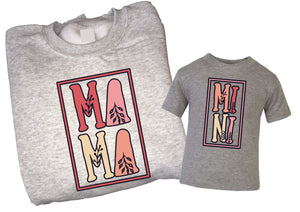 Mama & Mini sweater and tee twinning set