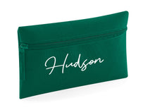 Load image into Gallery viewer, Personalised signature style pencil case - 9 colours