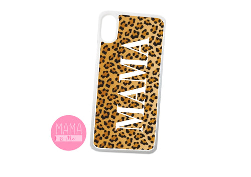 Mama phone cover - leopard