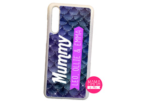 Personalised Mummy print phone case with kids names