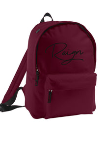 Personalised signature style rucksack - 10 colours