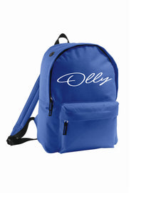 Personalised signature style rucksack - 10 colours