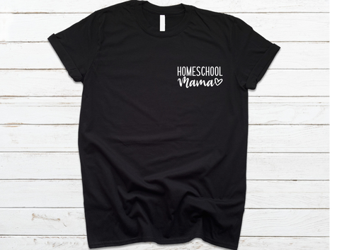 Homeschool Mama print t-shirt