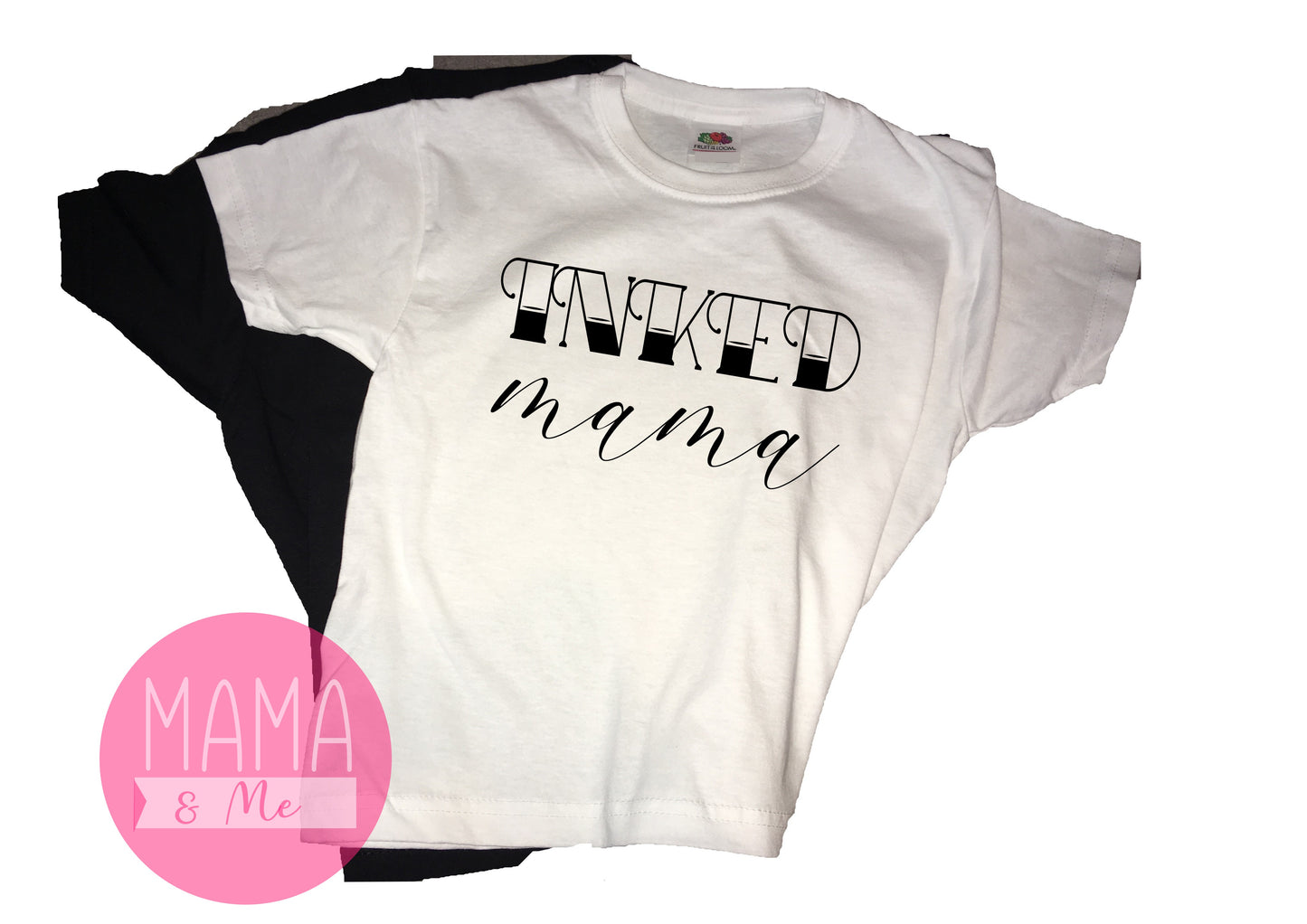 Inked Mama print Ladies t-shirt - white