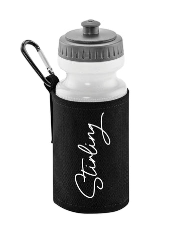 Personalised signature style water bottle and carrier - 4 colours