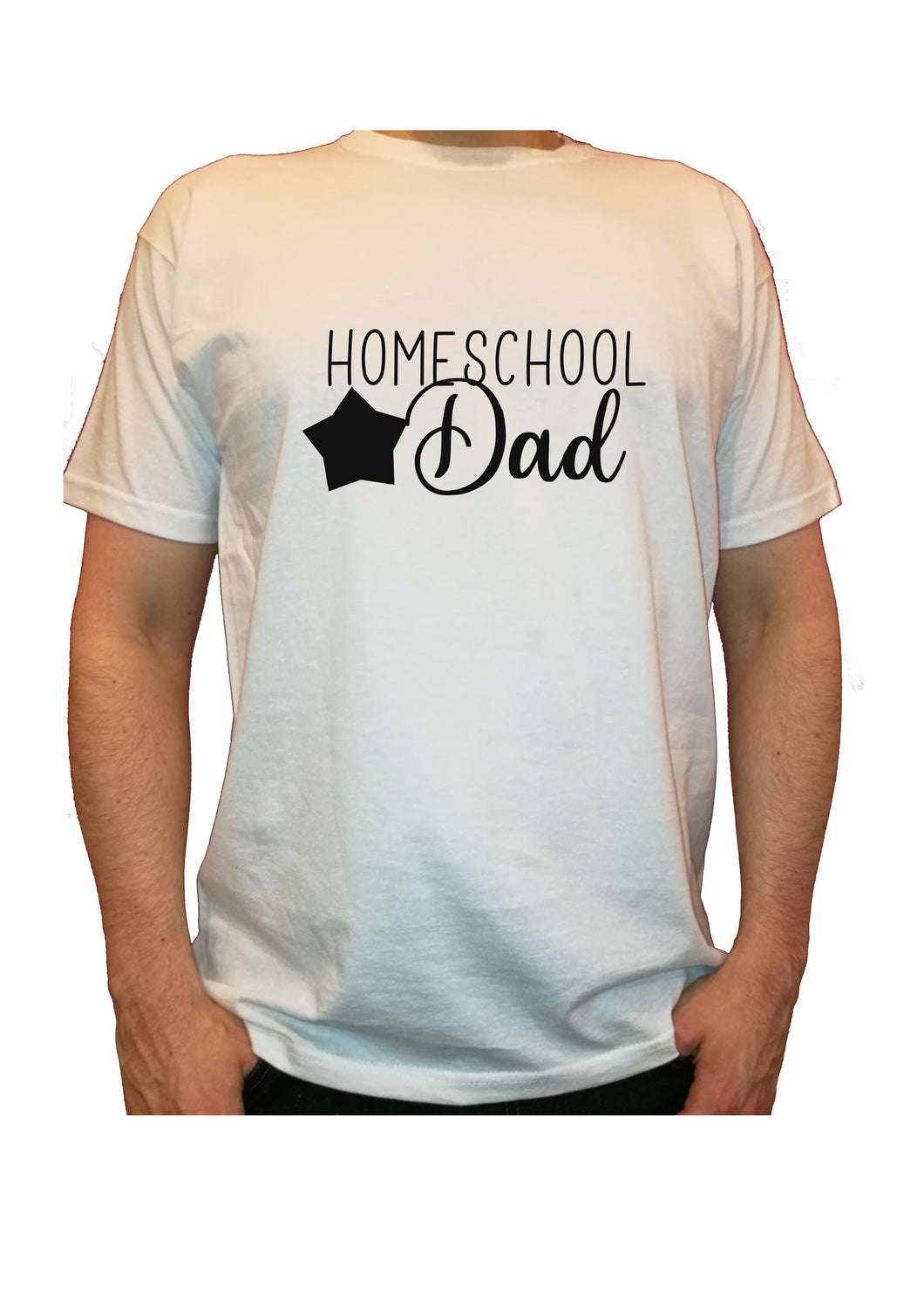 Homeschool Dad star t-shirt