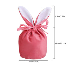 Load image into Gallery viewer, PERSONALISED:  Easter treats bag - bunny rabbit design - your kids name