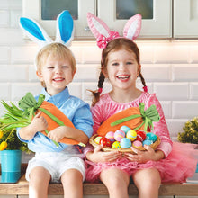 Load image into Gallery viewer, PERSONALISED:  Easter treats bag - carrot design - your kids name